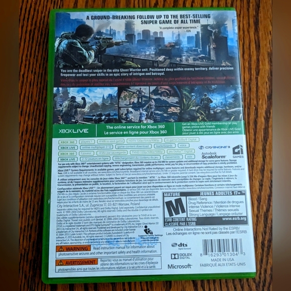 Sniper 2 Ghost Warrior | XBOX 360 Game | CIB - Picture 3 of 3